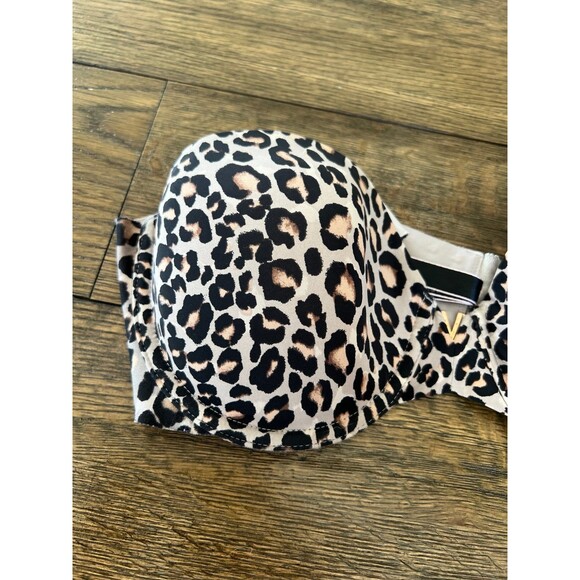 Strapless leopard bra 34D - Picture 2 of 10